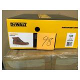 Dewalt Mens 12W Canton Walnut Pitstop DXWP84362 Mens Work Boots Shoes not used