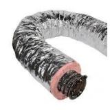 Master Flow 6 in. x 25 ft. Insulated Flexible Duct R6 Silver Jacket not used