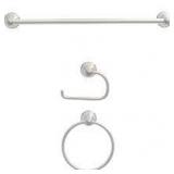 Glacier Bay Mandouri 3-Piece Bath Hardware Kit in Brushed Nickel in good condition