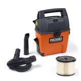 RIDGID 3 Gal. 3.5-Peak HP Portable Pro Wet/Dry Vacuum in good conditions
