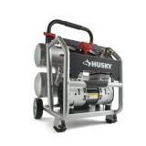 Husky 4.5 Gal. Portable Electric-Powered Silent Air Compressor not used