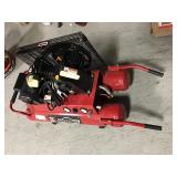 SPEEDWAY 9 Gal. 2 HP Wheelbarrow Design Electric Air Compressor with Run-Flat Tire IN like new conditions have small damage and missing filter cap