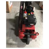 SPEEDWAY 9 Gal. 2 HP Wheelbarrow Design Electric Air Compressor with Run-Flat Tire IN like new conditions have small damage and missing filter cap