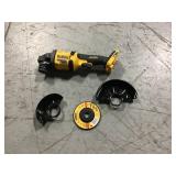 DeWALT  4-1/2 & 6" Wheel Diam, 9,000 RPM, Cordless Angle & Disc Grinder used in working conditions