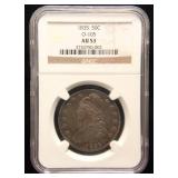 1835 US BUST HALF DOLLAR AU53 NGC
