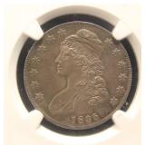 1835 US BUST HALF DOLLAR AU53 NGC