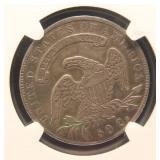 1835 US BUST HALF DOLLAR AU53 NGC