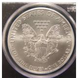 2012 AMERICAN SILVER EAGLE 1 TROY OZ. .999 FINE SILVER MS70 PCGS FIRSTSTRIKE