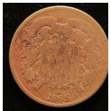 1865 US TWO CENT PIECE