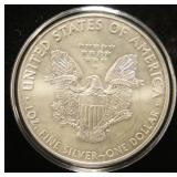 2016 AMERICAN SILVER EAGLE 1 TROY OZ. .999 FINE SILVER IN AIRTITE