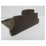 Pair of Antique Iron Bookends - The Thinker