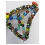 Very Cool Genuine Stone & Glass Bead Fish Coat/Hat Rack