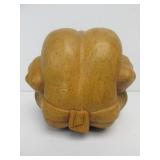 Vintage Carved Japanese Crying Sumo Wood Sculpture