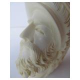 Vintage Carved Genuine MEERSCHAUM Figural Smoking Pipe