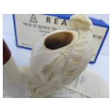Vintage Carved Genuine MEERSCHAUM Figural Smoking Pipe