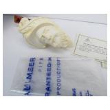 Vintage Carved Genuine MEERSCHAUM Figural Smoking Pipe