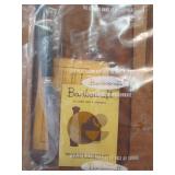 NOS Vintage Mid Century BARIBOCRAFT Cutting Board w/Knives