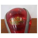 Antique RED COMET Fire Extinguisher Grenade