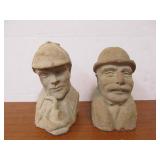 Sherlock Holmes & Watson Busts by Forde Crafts