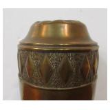 Antique German Hammered Copper Vase