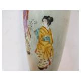 Vintage Hand Painted Chinese Porcelain Wall Vase