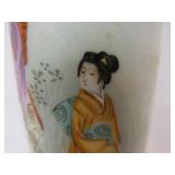 Vintage Hand Painted Chinese Porcelain Wall Vase