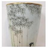 Vintage Hand Painted Chinese Porcelain Wall Vase