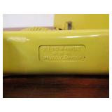 Vintage YELLOW Western Electric Rotary Dial Telephone