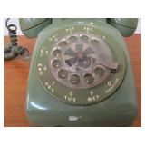 Vintage GREEN Western Electric Rotary Dial Telephone