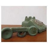 Vintage GREEN Western Electric Rotary Dial Telephone