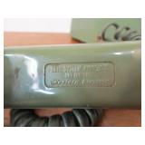 Vintage GREEN Western Electric Rotary Dial Telephone