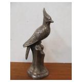 Old Signed Vintage Figural Silverplated Bird Pen Holder
