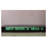 Vintage SALESCASTER Model 56 Lighted Store Display Sign
