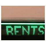 Vintage SALESCASTER Model 56 Lighted Store Display Sign