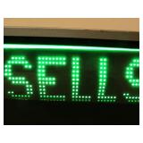Vintage SALESCASTER Model 56 Lighted Store Display Sign