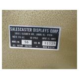 Vintage SALESCASTER Model 56 Lighted Store Display Sign