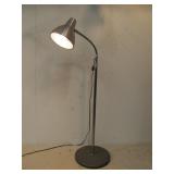 Vintage Mid Century Chrome Gooseneck Floor Lamp