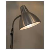 Vintage Mid Century Chrome Gooseneck Floor Lamp