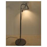 Vintage Mid Century Chrome Gooseneck Floor Lamp