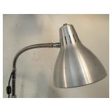 Vintage Mid Century Chrome Gooseneck Floor Lamp