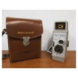 Vintage Bell Howell "One-Nine" Movie Camera w/Case & Lighting Setup