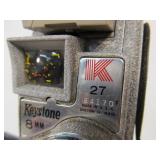 Vintage Keystone 8mm Movie Camera w/Case & Tripod