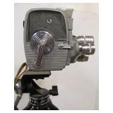 Vintage Keystone 8mm Movie Camera w/Case & Tripod