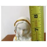 Hand Painted Fine Porcelain Mother Mary Musical Statue by Franklin Mint