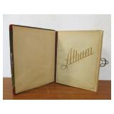 Antique Victorian Photo Album w/Some Photos
