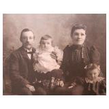 Antique Victorian Photo Album w/Some Photos