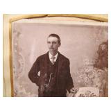 Antique Victorian Photo Album w/Some Photos
