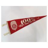 Vintage 1958 Minneapolis Junior Fire Department Felt Pennant