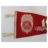 Vintage 1958 Minneapolis Junior Fire Department Felt Pennant
