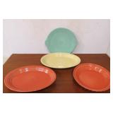 Group of Fiesta Ware Serving Pieces